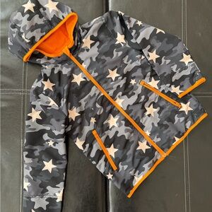 Wonder Nation - Boy’s Camouflage Star Raincoat